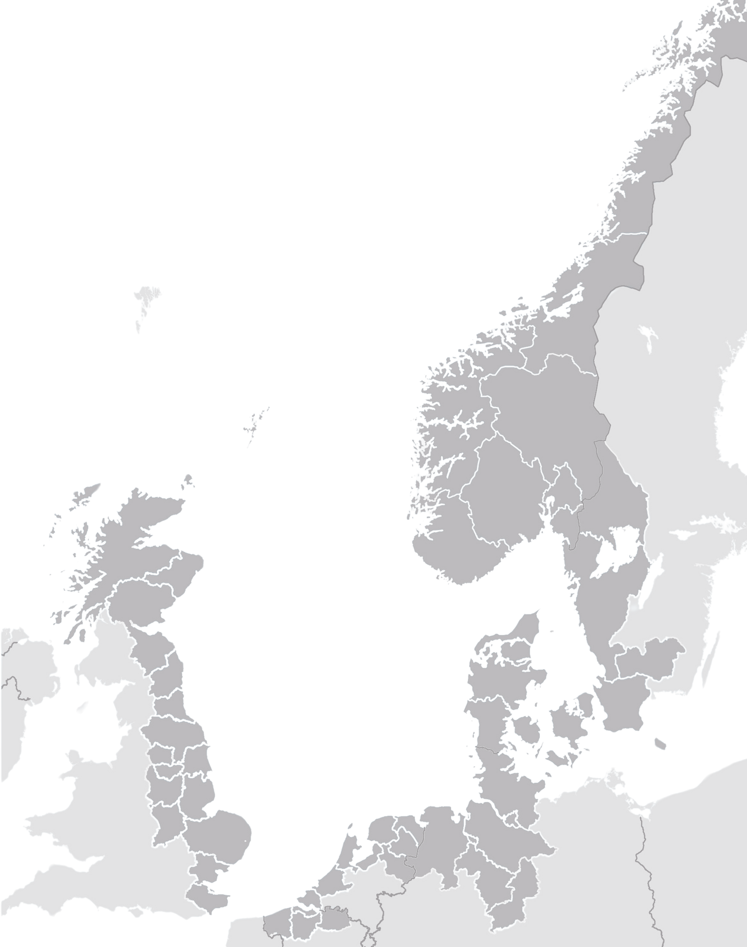 North sea map