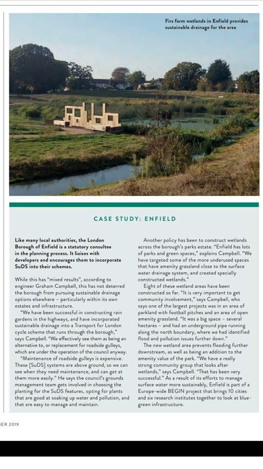 Enfield Council featured in New Civil Engineer