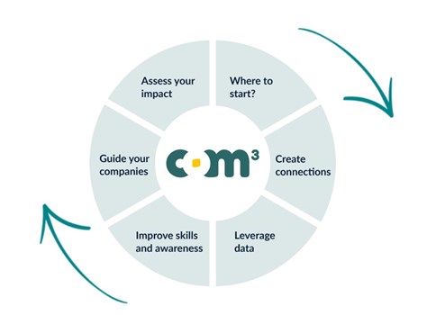 COM³ support model